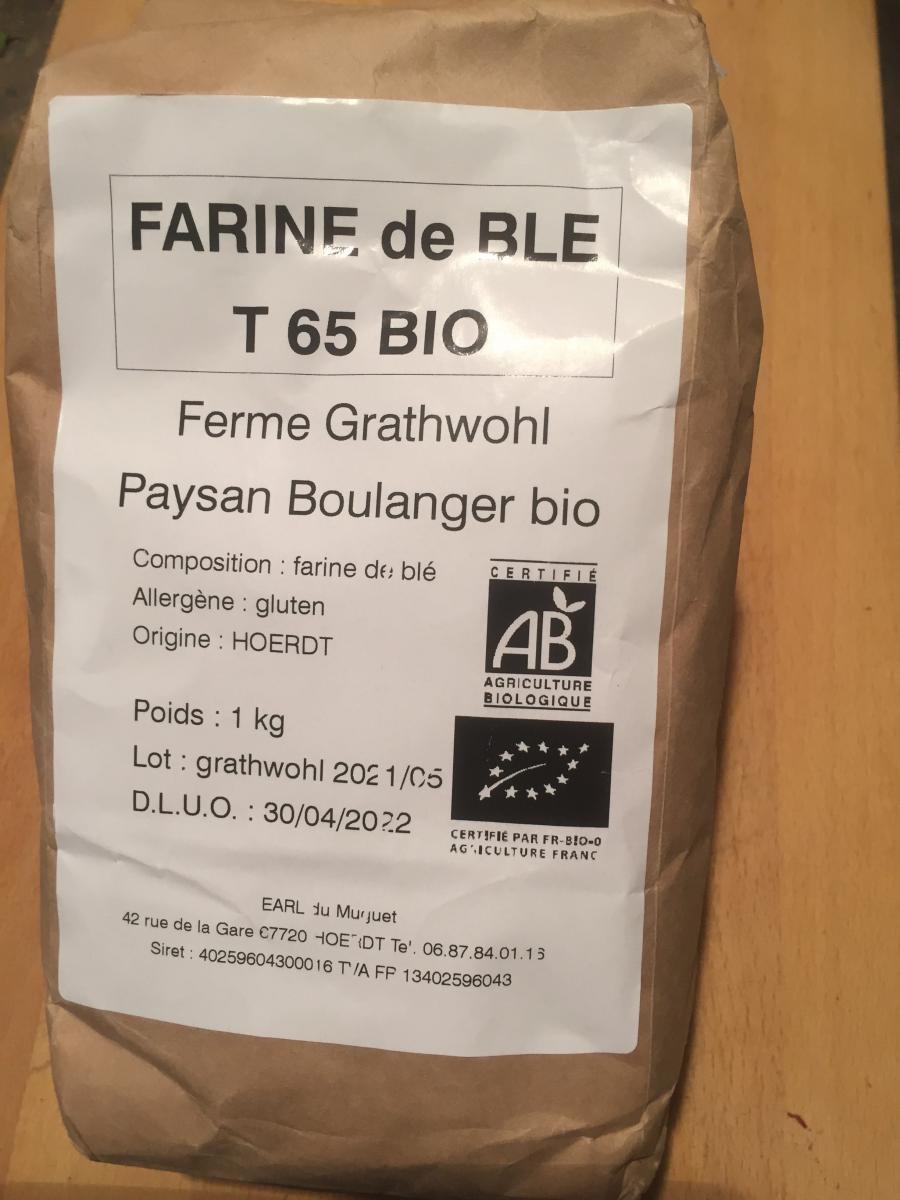 Farine de blé T65 1 kg